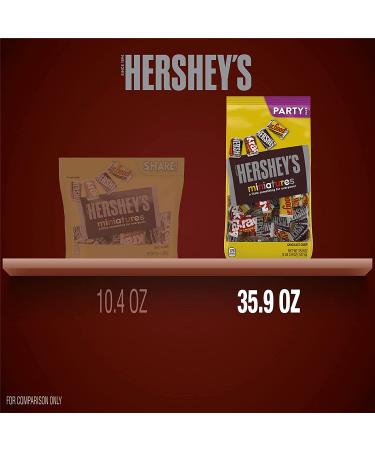 Hershey's Miniatures Assorted Chocolate Candy Bars - Halloween Party Pack 35.9 oz - Buy Online on GoSupps.com