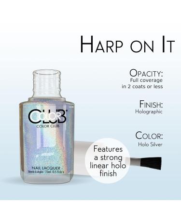 Buy Color Club Halographic Hues Nail Polish - Multicolored Harp On It 0.5 Fl Oz - International Shipping Available - Buy Online on GoSupps.com