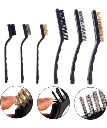 Mobestech 2 Nylon Wire Brush Set - Stainless Steel Cleaning Brushes for Welding Automotive & Antistatic Use - Buy Online on GoSupps.com