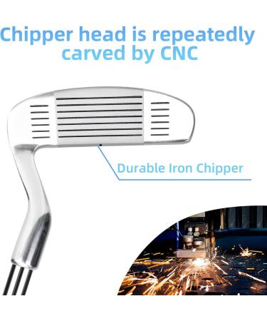 MYKUJA Two-Way Chipper Golf Club | Versatile Golf Wedge for Men & Women | 35 Degree Dual-Handed Chipper - Buy Online on GoSupps.com