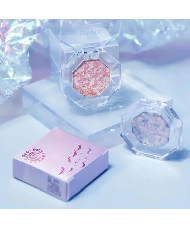  GUOHUA GUOHUA 2 x Diamond Glitter Eye Shadow | Pearlescent Powder Cream Glitter Eye Shadow for Girls Monochrome Eyeshadow - Buy Online on GoSupps.com