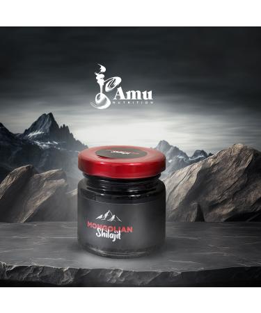 AMU NUTRITION Shilajit Pure Himalayan Organic - Harvested from Mongolia - Shilajit for Men - Natural Source of Fulvic Acid Trace Minerals- 80GR 80 Gram - Buy Online on GoSupps.com
