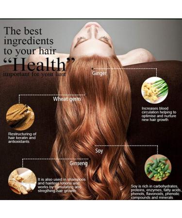 Ginger Hair Growth Shampoo & Conditioner Set | Nature Nourishing Care for Thicker, Longer Hair | Stimulates Growth & Reduces Hair Loss - Buy Online on GoSupps.com