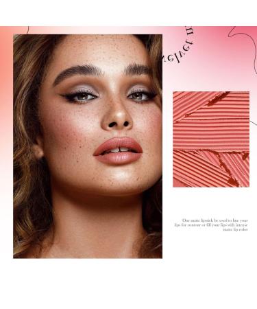 8 Colors Matte Lipstick Set - Long-lasting Moisturizing Lip Balm Makeup Kit for Women & Girls | International Shipping - Buy Online on GoSupps.com