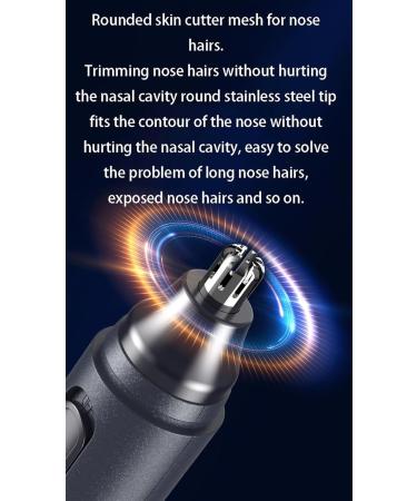 Buy Portable Nose Hair Trimmer - Cordless Battery-Powered 360 Beveled Blades for Snag-Free Ear & Nose Hair Removal - International Shipping Available - Buy Online on GoSupps.com