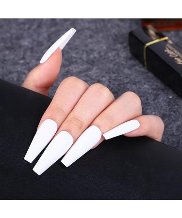White Nail Polish - Pure White Nail Varnish - Long Lasting Chip Resistant & Quick Drying Nail Polish for DIY Nail Art Manicure at Home Salon - Buy Online on GoSupps.com