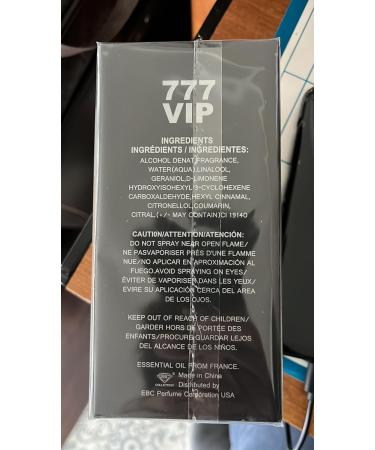 GRAL Men's Perfume 777VVIP 3.4 fl Inspired in CH same essence same presentation - Buy Online on GoSupps.com