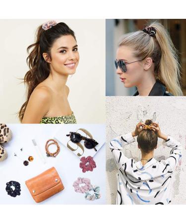 Satin Hair Ties - 9pcs Scrunchies | Silk Hair Ties for Women & Girls | Perfect Ponytail Accessory - Buy Online on GoSupps.com