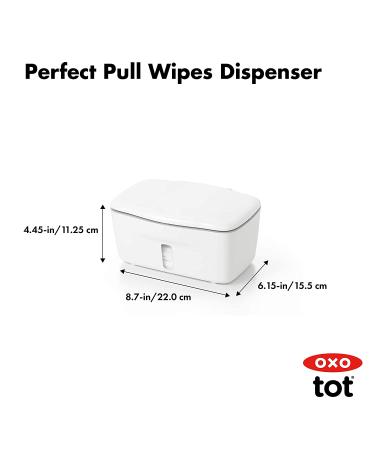 OXO Tot Perfect Pull Wipes Dispenser - Gray | Convenient Wipes Holder - Buy Online on GoSupps.com