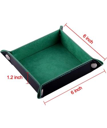 SIQUK 6-Pack Velvet Dice Tray Set for RPG DND and Table Games - Buy Online on GoSupps.com