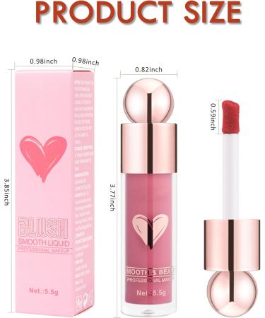 LYSdefeu Rouge Liquid blush stick for cheeks cheek cream matt blush skin colour milk blush facial makeup long lasting and smooth for women 05 05 - Buy Online on GoSupps.com