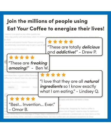 Caffeinated Coffee Bites | Cocoa Espresso Energy Bar | Natural Snack | Stay Energized | Ethically Sourced | 0.8 oz (Pack of 10) - Buy Online on GoSupps.com