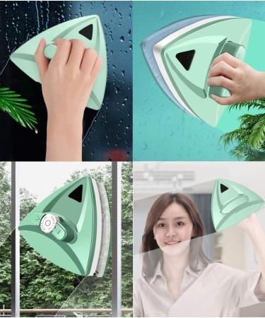 Double-Sided Adjustable Magnetic Glass Wiper Cleaner Window Glass Cleaning Brush for High-Rise Building Single Glazed and Double Glazed Windows Thickness - Buy Online on GoSupps.com
