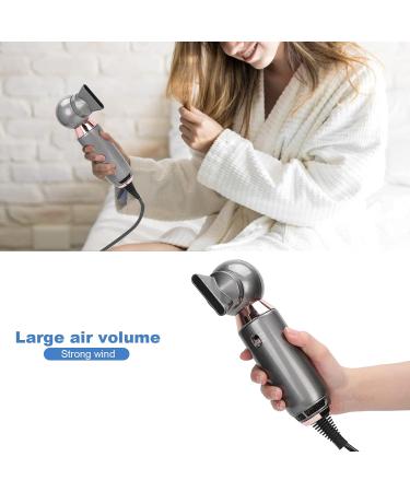 Compact Electric Blow Dryer Adjustable Travel Hair Blow Dryer Portable Household Hair Dryers Hairdressing Tool for Women (US Plug to 240V 110V) US Plug 100 to 240V 110V - Buy Online on GoSupps.com