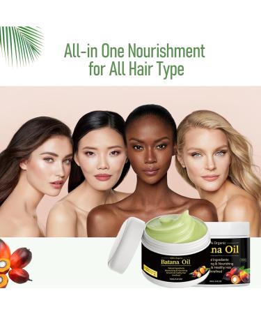 Organic Batana Oil for Hair Growth | Dr. Sebi Pure Hair Oil - Thicker Fuller Hair Prevents Loss & Repairs Split Ends | International Shipping - Buy Online on GoSupps.com