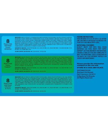 9Lives Variety Pack Favorites Wet Cat Food 5.5 oz Cans - Seafood & Poultry Variety Pack (24 Pack) - Buy Online on GoSupps.com