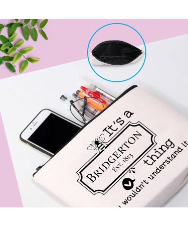 Bridgerton Toiletry Bag for Fans | Stylish Medium Accessory Inspired by the TV Series - Buy Online on GoSupps.com