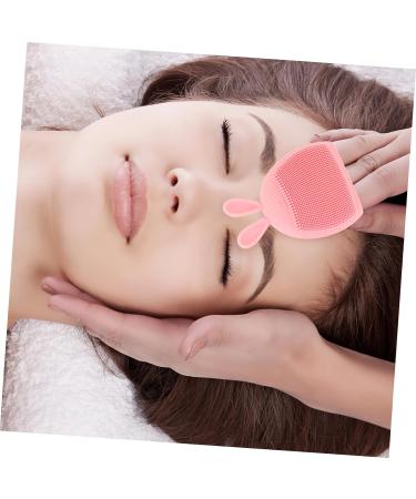 FOMIYES 20 Pcs Rabbit Ears Facial Brush Body Massager Face Massager Silicone Face Scrubber for Women Hand Held Massager Face Cleaner Facial Massager Silica Gel The Face Miss Cleaning Brush Light Pinkx5pcs 7.5x7.5cmx5pcs - Buy Online on GoSupps.com