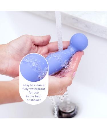 Plusone Personal Massage Device - Waterproof Body-Safe Silicone 10 Vibration Settings for Ultimate Muscle Relaxation | Premium Periwinkle Quick Load USB - Buy Online on GoSupps.com