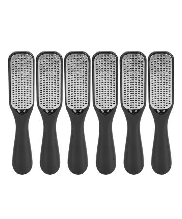 Jauarta 6 pieces of footfish professional double -sided footfire scrubber callus remover made of stainless steel tool for dead skin