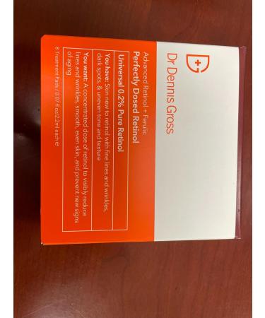 Dr Dennis Gross Advanced Retinol + Ferulic Perfectly Dosed Treatments (Universal 0.2%) 8 Pack - Buy Online on GoSupps.com
