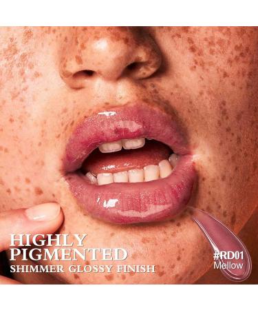 FOCALLURE Shimmer Lipstick - Moisturizing Plumping Lip Gloss Hydrating & Long Lasting Shine | Mellow RD01 - Shop Internationally - Buy Online on GoSupps.com
