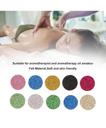 20 Pack Essential Oil Diffuser Refill Pads - 0.8 Inch Felt Replacement for Aromatherapy Necklaces Bracelets & Trailers - Buy Online on GoSupps.com