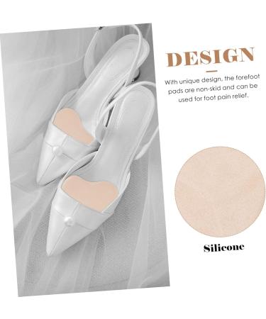 CALLARON Metatarsal Pads - 4 Pairs Anti-Sliding Shoe Inserts for Open Toe & High Heels - Forefoot Support for Men & Women - Buy Online on GoSupps.com
