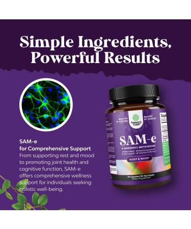 Bundle of Nootropic Brain Supplement - Mental Health & Clarity with VIT A B6 Riboflavin Niacin Thiamin Folate and Pure SAM E Supplement 150mg Per Serving Natural S-adenosylmethionine for Mood Balance - Buy Online on GoSupps.com