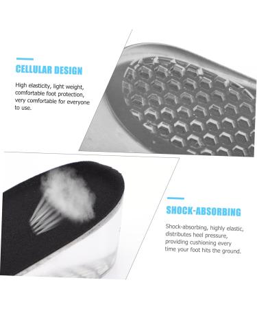 NOLITOY 9 Pairs Height Increasing Insoles | Ergonomic Shock-Absorption Heel Lift Pads for Women Comfort & Support for Running Shoes - Buy Online on GoSupps.com