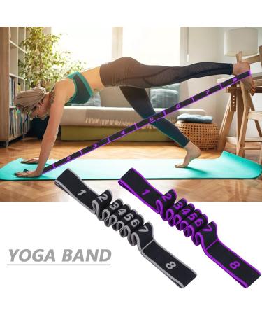 2 Pack Resistance Tapes with Loops | Highly Elastic Fitness & Yoga Straps | Stretch Belt for Exercise & Dance Training - Buy Online on GoSupps.com