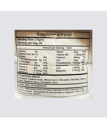 Generic Brands Naturals Multi-Fiber (Multi-Fibras) Pineapple Flavor Omega 3 Canadian Flaxseed Psyllium Husk Powder 14.10 oz. - Buy Online on GoSupps.com