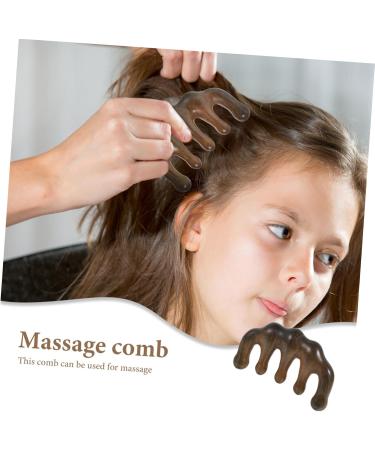 Sandalwood Comb & Gua Sha Massage Tool | Hapinary Hair Care - Scalp Massager & Chinese Wood Combs - Buy Online on GoSupps.com