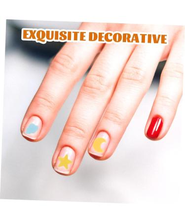 minkissy 3pcs 1 Nail Art Polymer Clay Nail Stickers Number Stickers Nail Art Supplies DIY Patch Phone Cases Moon Decor Polymer Clay Patch Nail Glitter DIY Phone Cover Slices Pendant Cartoon - Buy Online on GoSupps.com