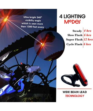Bike Headlight and Rear Light Set - USB Rechargeable, Super Bright & Waterproof - Ideal for Road Cycling and MTB - Apremont - Buy Online on GoSupps.com