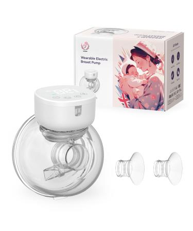 Electrical milk pump adult milk pump electrically portable with 3 modes and 9 levels ultra-trip Chmerz-free electrical milk pump free hands with LCD display white white white