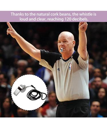 Syqzmya Stainless Steel Whistle Set - 2-Piece Referee Whistle with Lanyard for Coaches & Sports | Clear Sound Signal Pipe for Football & School Sports - Buy Online on GoSupps.com