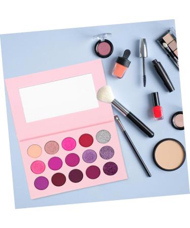 Angoily 3pcs 15-Color Eyeshadow Palette - Colorful Purple Glitter Eye Makeup for Women - Buy Online on GoSupps.com