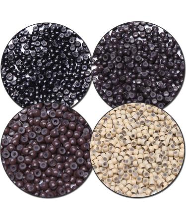 SEGO 100pcs Dark Brown Nanorings with Silicone Inserts | Hair Extensions & Microring Hairpieces - Buy Online on GoSupps.com