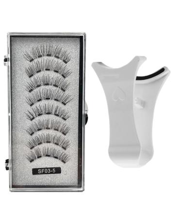 Magnetic Lashes | Fake Eyelashes Natural Natural Magnetic Eyelashes 2 Pairs Comfortable And Reusable False Lashes No Glue Needed
