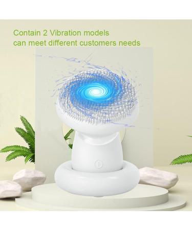 Electric Face Scrubber Silicone Facial Cleansing Brush Rechargeable Massaging 4 Modes IPX7 Waterproof Electric Facial Cleanser Brush - Buy Online on GoSupps.com