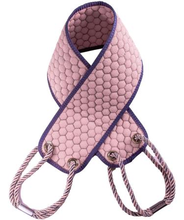 37 Exfoliating Back Scrubber with Handles - Body Exfoliator Bath Tool for Deep Scrubbing - Men & Women (Pink - Buy Online on GoSupps.com