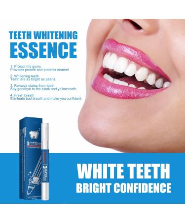 Tooth Whitening Pen - Fast Stain Removal No Sensitivity 4-Piece Set for Bright White Smile - Portable & Easy to Use - Buy Online on GoSupps.com