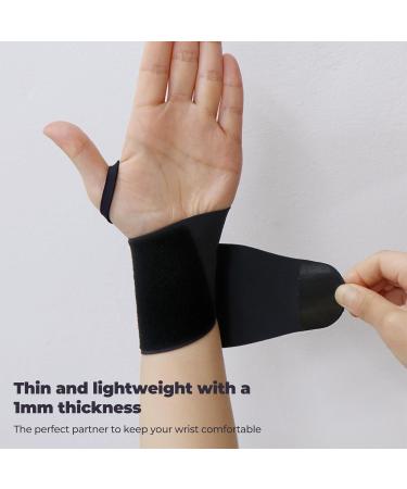 Comfortable Wrist Brace for Tendonitis & Carpal Tunnel Relief | Seamless Fit for Left & Right Hand - Buy Online on GoSupps.com