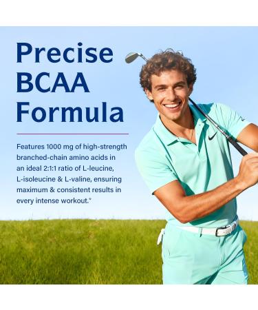 Innate Vitality BCAA Capsules for Men & Women 2:1:1 Branched Chain Amino Acids L-Leucine L-Isoleucine L-Valine No Mixing No Mess Energy Recovery Focus On-The-Go Non-GMO 60 Count - Buy Online on GoSupps.com