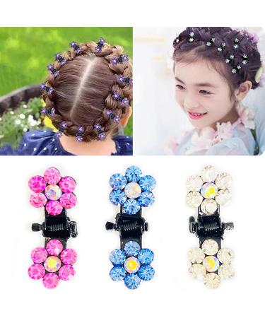 30 Pieces Rhinestone Hair Clips for Girls | Sparkly Small Hair Clips for Everyday Styling - Buy Online on GoSupps.com