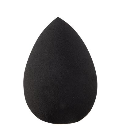 40X60mm Beauty Sponge Make Up Blender - Polyurethane Puff Diamond Shape - Concealer and Foundation Applicator Wet and Dry Make-up Pouf with Double Black/