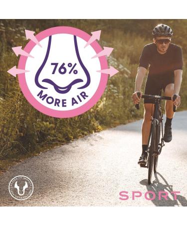 Airmax Nasal Spreader - Enhance Breathing with 76% More Airflow for Sports | Ideal for Running Cycling Yoga & Gym - Small Transparent 1 Piece - Buy Online on GoSupps.com