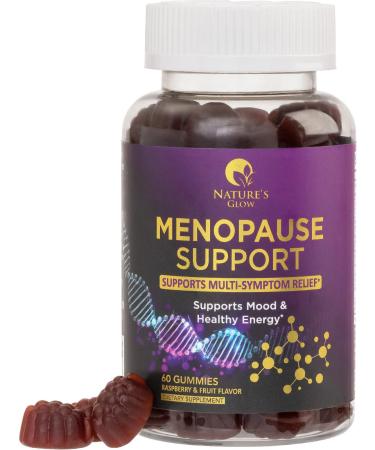 Menopause Supplements for Women - Complete Menopause Relief Gummy Helps with Night Sweats Hot Flashes & Natural Energy Support Womens Menopause Support Vitamins Non-GMO and Gluten Free - 60 Gummies