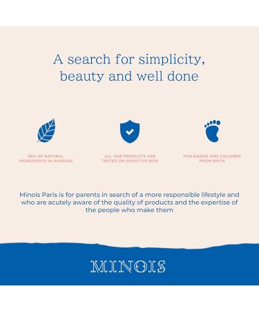 MINOIS PARIS Gentle Cream for Newborn and Kids | Face and Body Lotion Cream Made in France with Shea Butter Sweet Almond & Orange Blossom | Organic for Sensitive Skin Toddler Moisturizer 3.4 fl oz - Buy Online on GoSupps.com